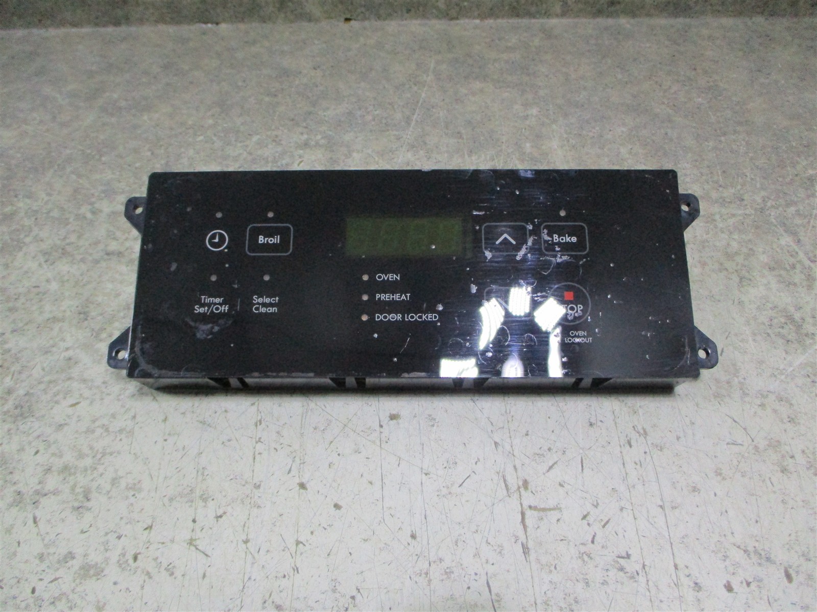 Kenmore Range Control Board Cracked Buttons/Scratches Part # 316557107