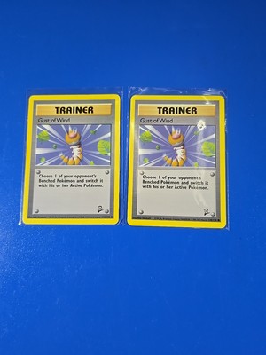 Gust of Wind 120/130 Base Set 2 Regular (X2 Cards) 