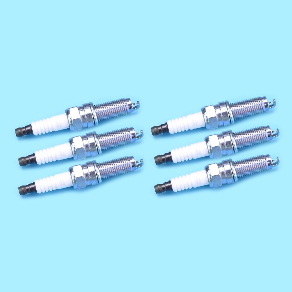 Set of 6 Spark Plug Fit For Honda Accord Odyssey Pilot 12290-R71-L01 DILZKR7A11G
