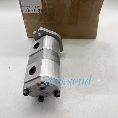 FOR Shaft 17.48mm Hydraulic Tandem Double Gear Pump HGP-33A-F8/8R