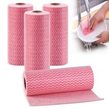 J Cloth Roll 4 Rolls All Purpose Cloths 180 Sheets Disposable Cleaning Cloths