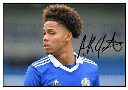 11610. Amani Richards Signed Pictures (A4 Prints) Leicester City Exeter City