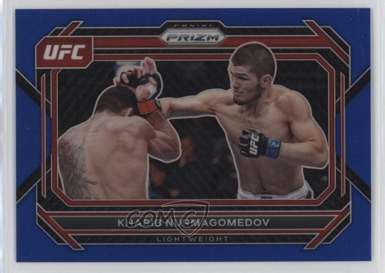 2023 Panini Prizm UFC Blue Prizm 90/175 Khabib Nurmagomedov #45 10zd