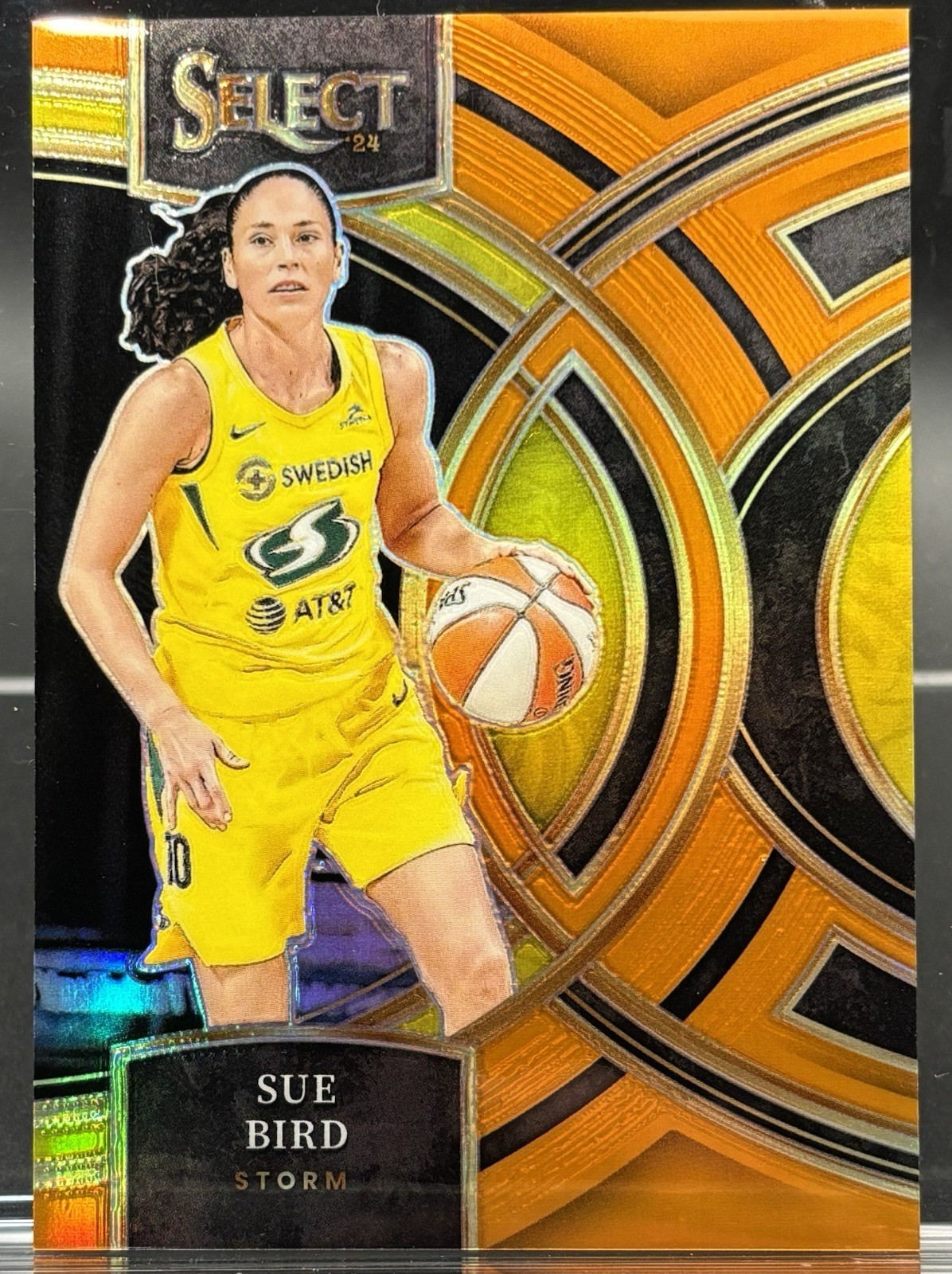 2024 Panini Select WNBA Basketball Sue Bird Premier Level Orange 091/125 #150