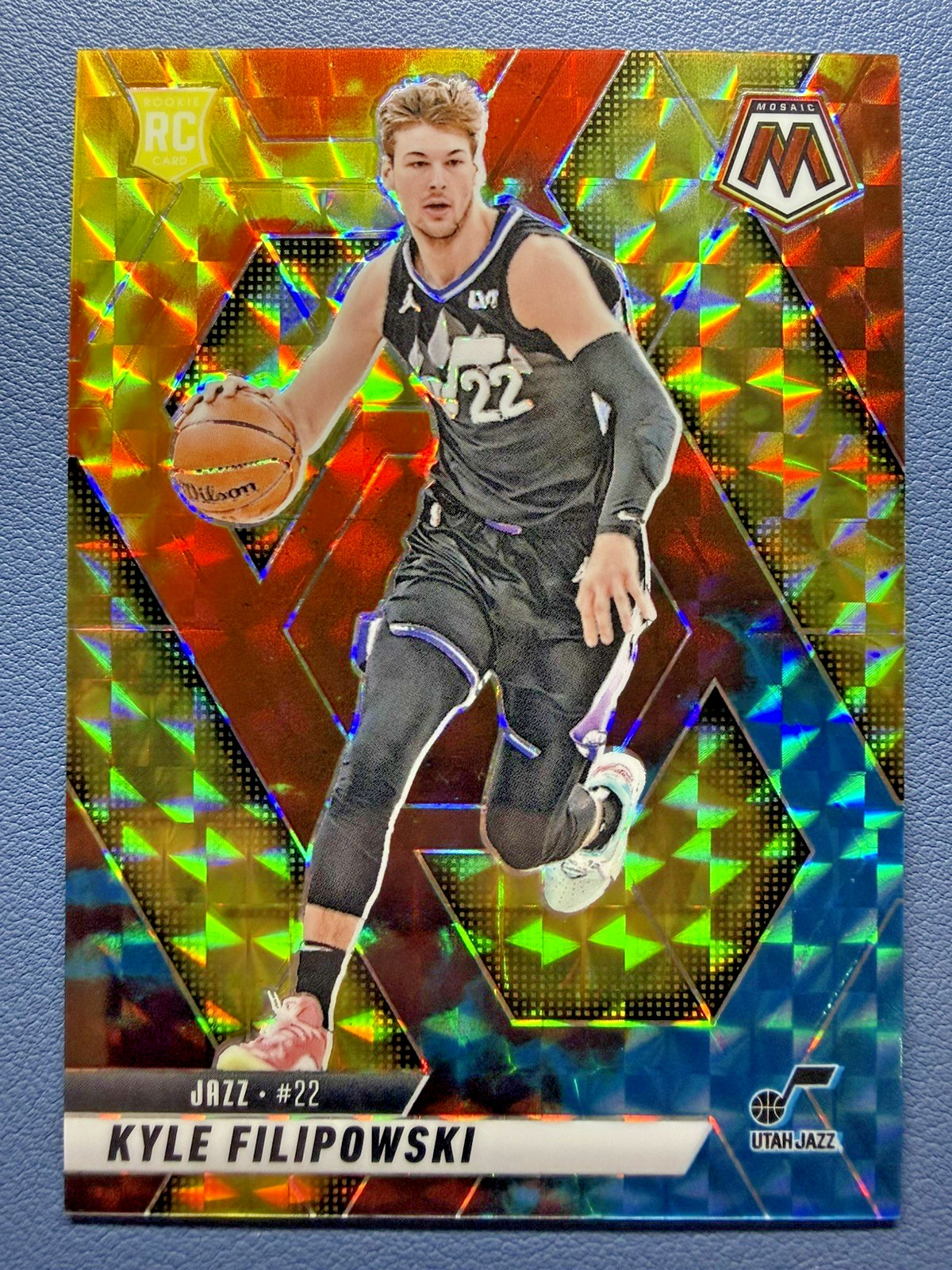 2024 Panini Mosaic #231 Kyle Filipowski RC Astral SSP Utah Jazz