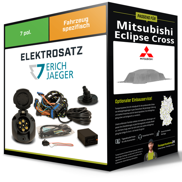 Elektrosatz 7-Pol Spezifisch für Mitsubishi Eclipse Cross 02.2021-Jetzt NEU-image