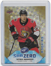 2019-20 UD Ice Gold SubZero Rookies Vitaly Abramov RC #/24