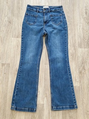 FAT FACE Fly Flare Comfort Stretch Jeans. Größe UK 10 Regular UVP 55£ 