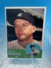 1963 MICKEY MANTLE  Reprint  Topps Card #200  novelty card ￼