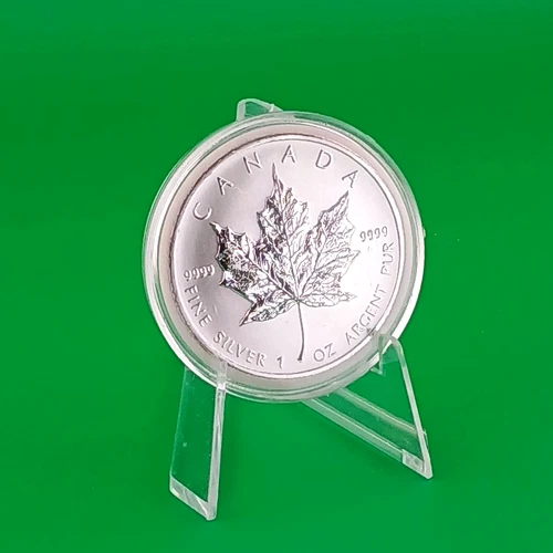 New Listing2013 Canada Silver Maple Leaf 1oz.9999 Fine Queen Elizabeth II Effigy In Capsule