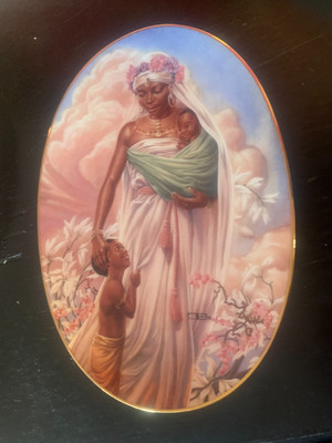 Thomas Blackshear s Ebony Visions  Madonna  Collector s Plate No. 3193
