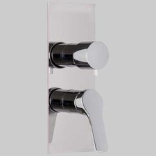 MONOCOMANDO DOCCIA INCASSO CON DEVIATORE 2-3 USCITE Cromo Rubinetteria Frattini