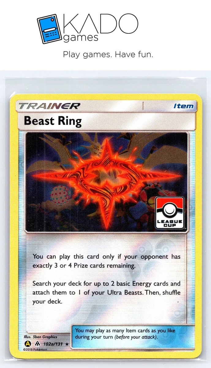 Beast Ring 102A/131 League & Championship Cards for sale