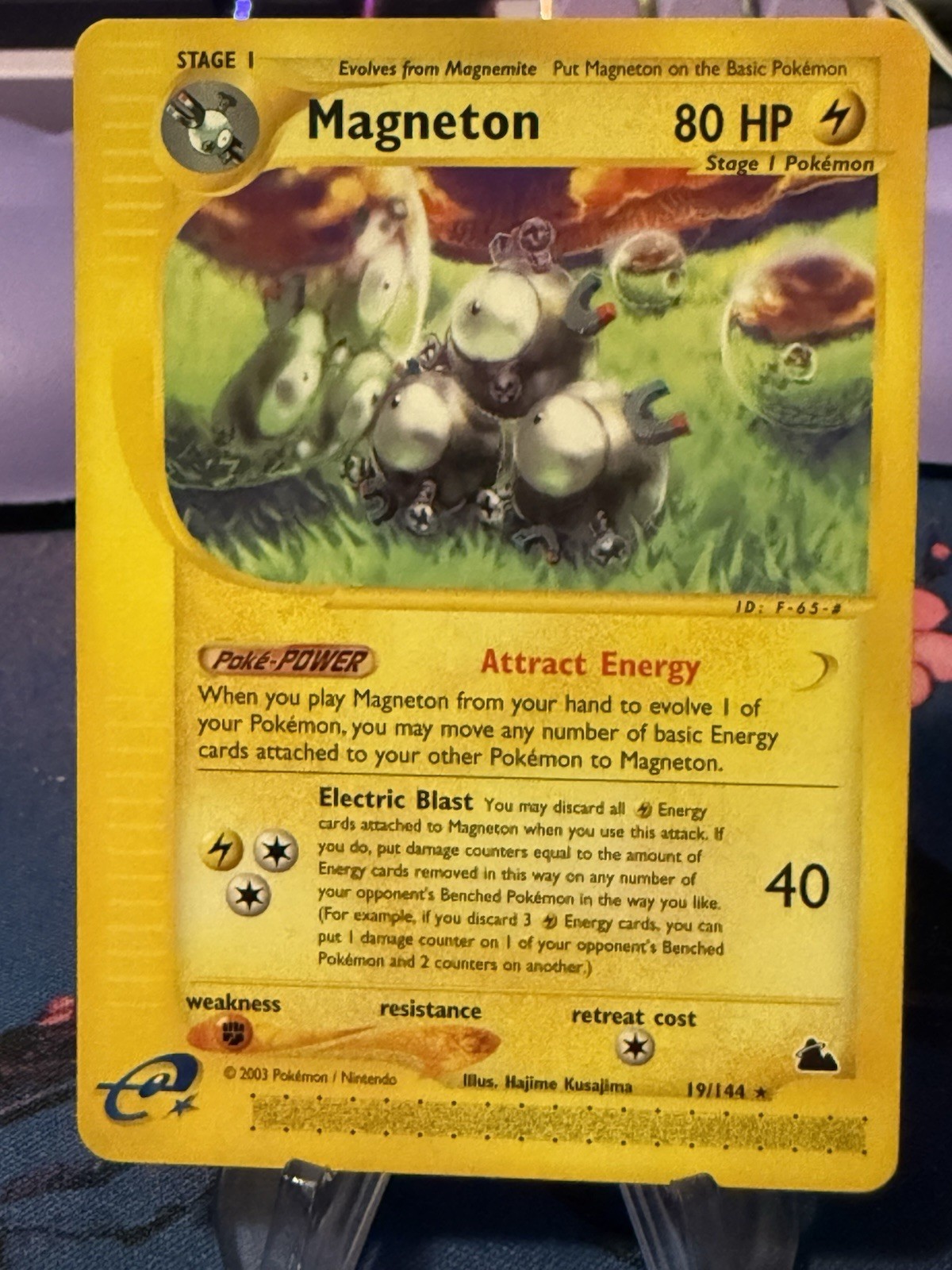 Pokémon TCG Magneton Skyridge 19/144 NM