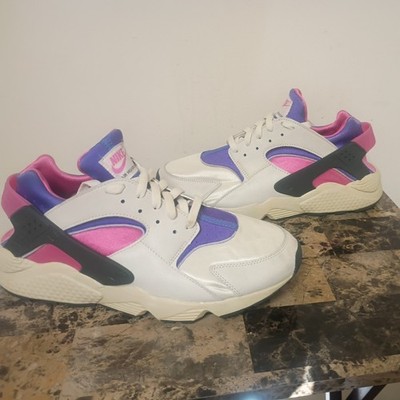 Nike Air Huarache Run PRM Playful Pink/Blue/Sail White FB9697-001 Sz M :12