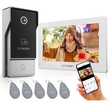 WLAN Video Door Phone intercom, 7 Inch Touch Monitor with 1080P Access Control
