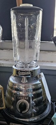 Vintage 1950s Osterizer Deluxe Model 403 Two Speed Blender. Works