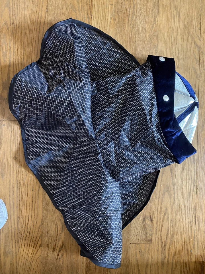 Casco de Caballero Pieza de Cabeza Disfraz Plateado, Accesorio de Tela Metálica Foto 4 de 4