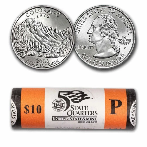 2006-P Colorado Statehood Quarter 40-Coin Roll (Mint Wrapped)