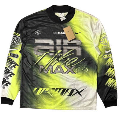Nike Air Max 95 Culture of Football Jersey IQ1015-702 Black/Volt (Men s Small) S