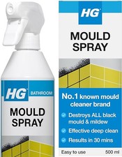 HG Mould Spray Remover 500ml Anti‑Mould Cleaner for Tiles Walls Seals 1/2 Pack