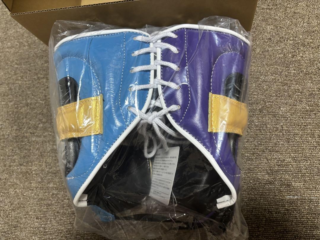 Winning Boxing Head gear Face Guard Purple SkyBlue CO-FG Winning Boxing Head gear Face Guard Purple SkyBlue CO-FG