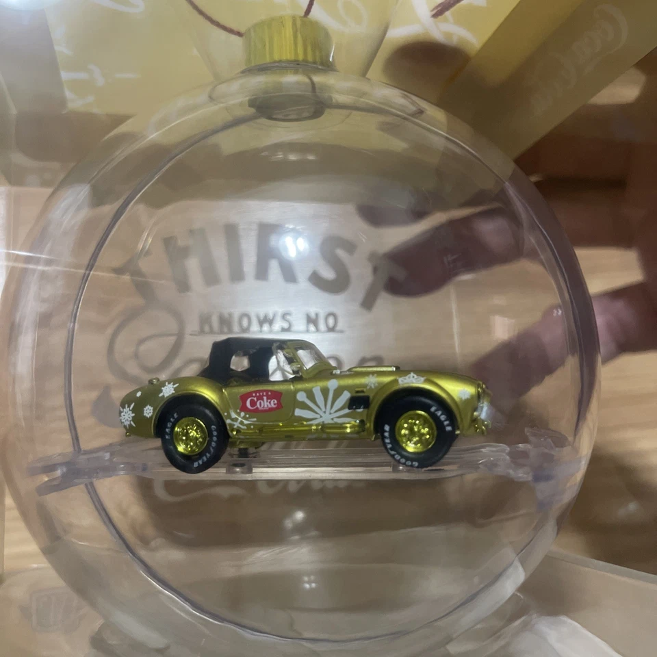 2025 M2 Machines Christmas Ornament Chase 1/750 Coca-Cola 1965 Ford Shelby Cobra - Image 2 of 4
