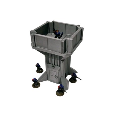 3D Printed Terrain WatchTower  Guard Tower Great For Warhammer 40K Or Kill Team 
