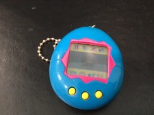 Vintage Tamagotchi 1st Generation 1997 Blue Pink Yellow - New Battery - Works