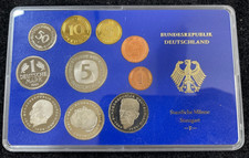 1985 F Germany 10 Coins Proof Set Excellent Condition High Value