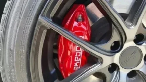 Pinza Pintura Alta Temperatura Recubrimiento Spray Lata Rojo Freno Brillo Tambor Rotor Personalizado 900F Foto 4 de 4