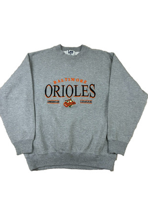 Vintage 90s Baltimore Orioles Lee Sweatshirt   Size L   MLB / Sportswear