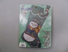 Vintage Bucilla Felt Stocking Kit Whimsical Snowmen 84392 New NOS 2001