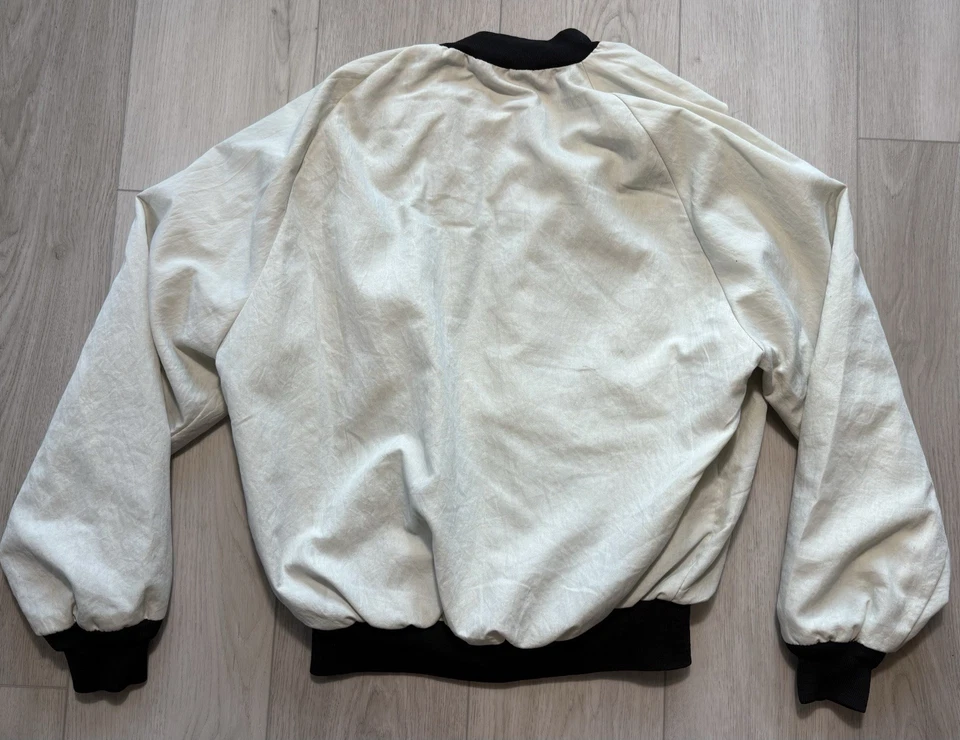 Chaqueta de Bombardero De Colección Años 90 Cal Craft Suroeste Grande Hecha en EE. UU. Tribal Azteca Retro Foto 2 de 4