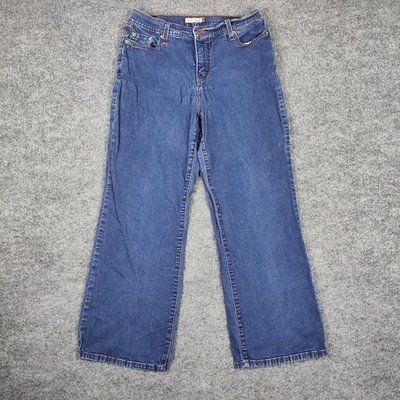 Levis Perfectly Shaping 512 Jeans Womens 14P Medium Wash High Rise Bootcut Denim