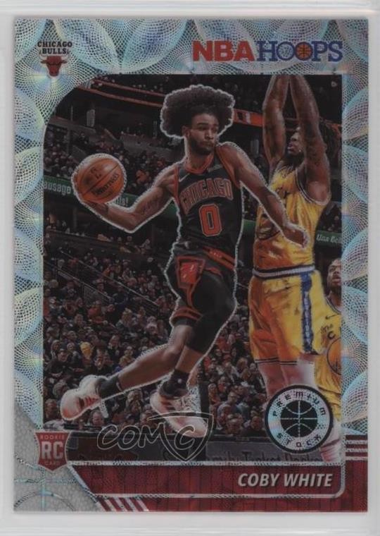 2019-20 Panini NBA Hoops Premium Stock Silver Scope Prizm Coby White #204 1b3w