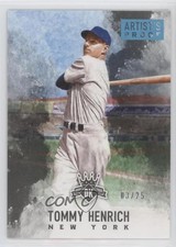 2017 Panini Diamond Kings Artist's Proof Blue 3/25 Tommy Henrich #36 0v0