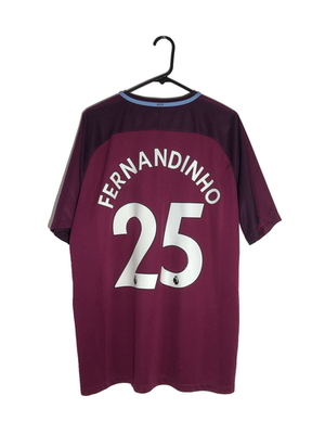 Manchester City Fernandinho #25 2017/18 XL Away Excellent
