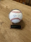 Ken Griffey Jr. Signed Official American League Baseball 1990s JSA COA w/ stand