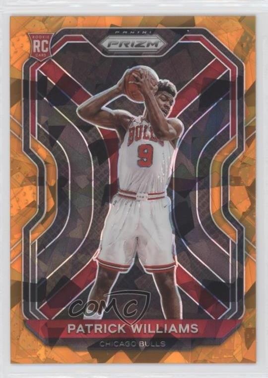 2020-21 Panini Prizm Orange Ice Prizm Patrick Williams #288 0b02