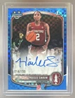 Hailee Swain 2025 Bowman Chrome #CPA-HS Blue X-Fractor 1st RC Auto /150