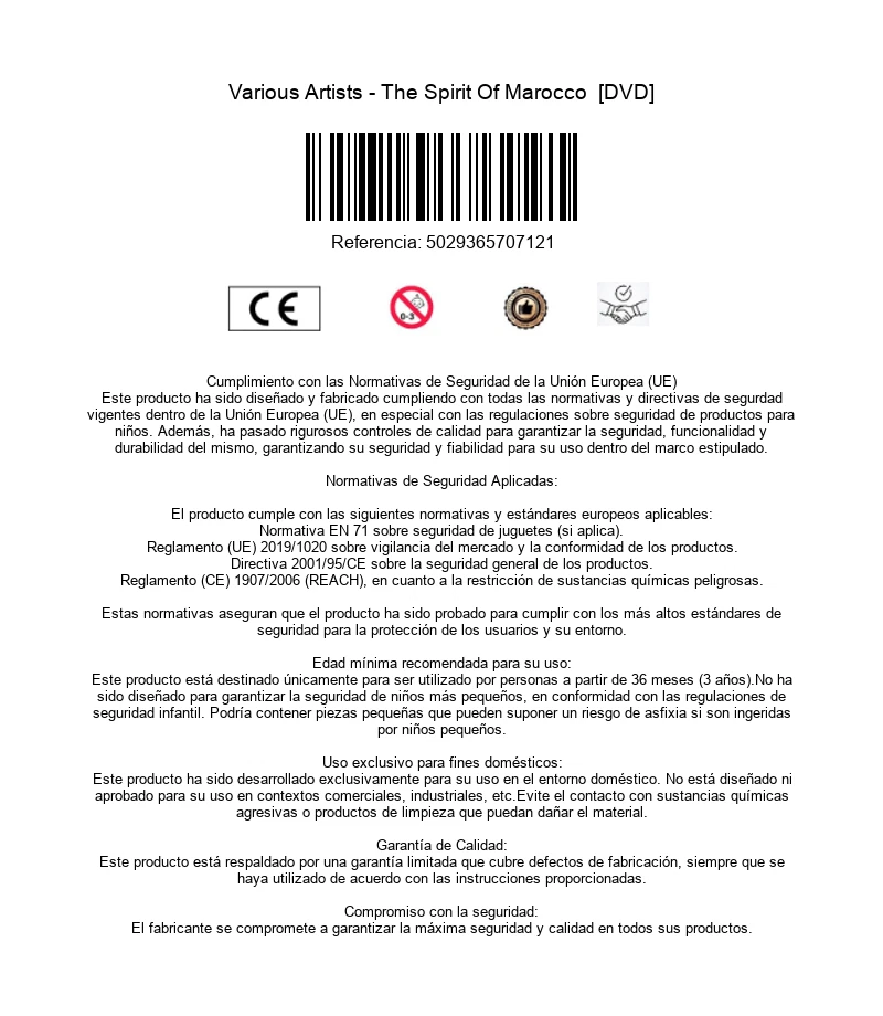 Various Artists - The Spirit Of Marocco  [DVD] - Image 3 of 3