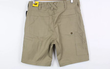 CAT Caterpillar Men's 9" Shorts Stretch Canvas Utility Work Shorts Khaki 1820034