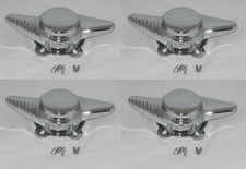 American Racing Fluted 2 Bar Spinner 2-14 2-18 Spacing Wheel Rim Center Caps