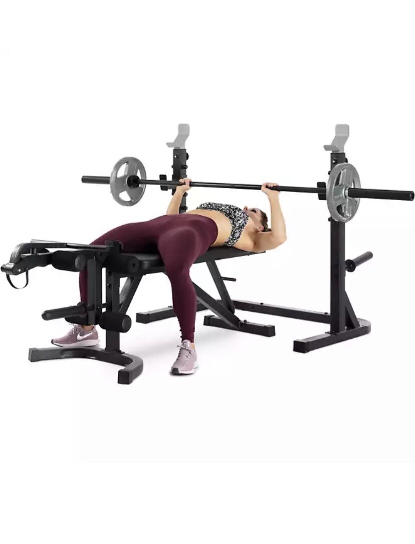 NEW ProForm Sport Olympic System Rack Bench Combo XT Weight Lifting Home  Gym