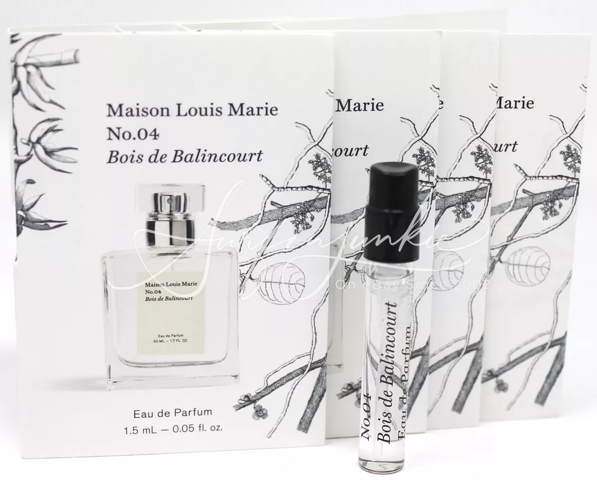 x3 Maison Louis Marie No 4 Bois de Balincourt Eau De Parfum