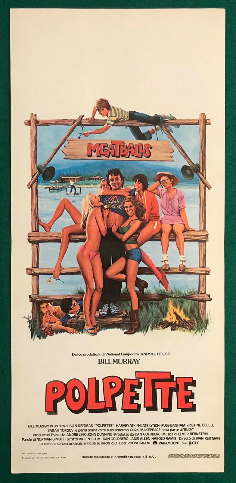 Locandina originale film Polpette (1979) - Regia di Ivan Reitman