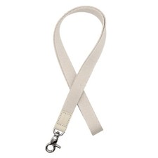Westmade Neck Lanyard Napa Leather  Canvas Cream great for ID Badges, Keys, etc