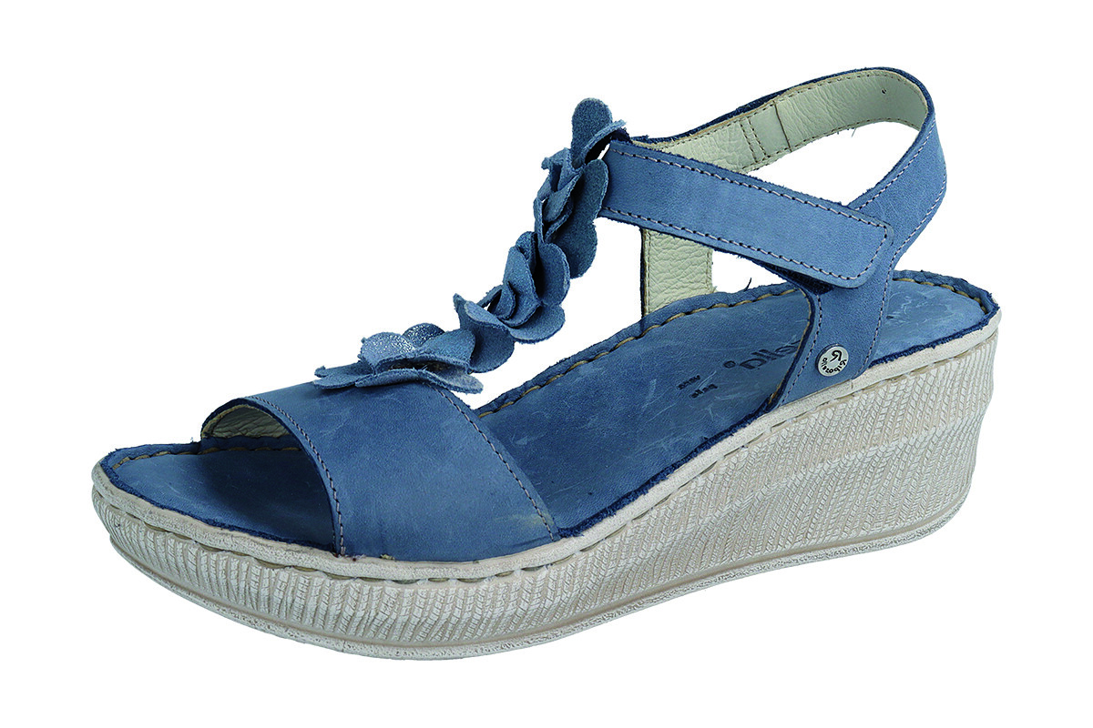 sandali donna in blu
