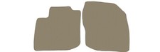 Dunkelbeige Fußmatten, Automatten VORNE für Honda Civic IX H/B 2011-2016 14xRand